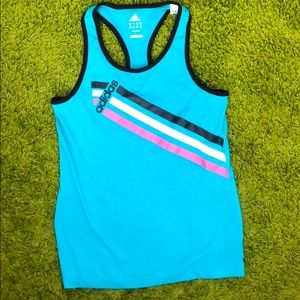 Adidas 3 stripe Racerback tank
